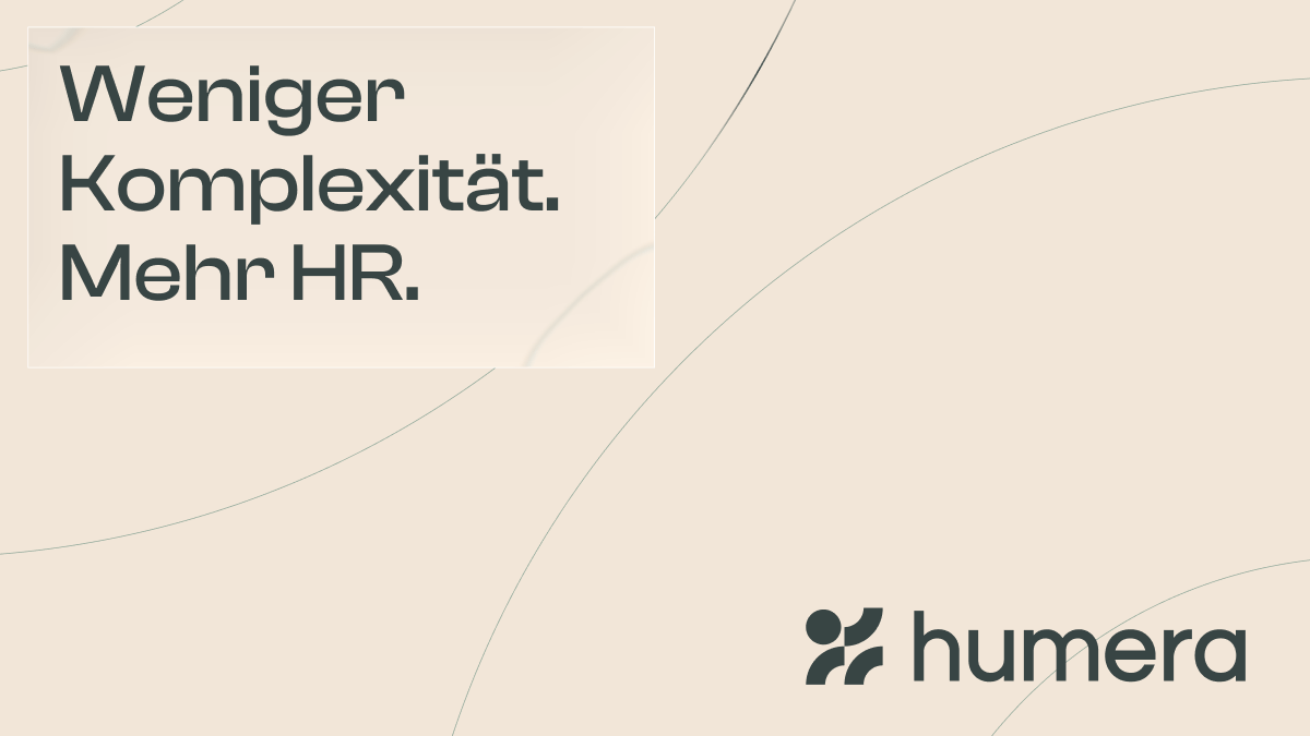 humera – HR Suite für den Mittelstand | Intuitiv. Individualisierbar.