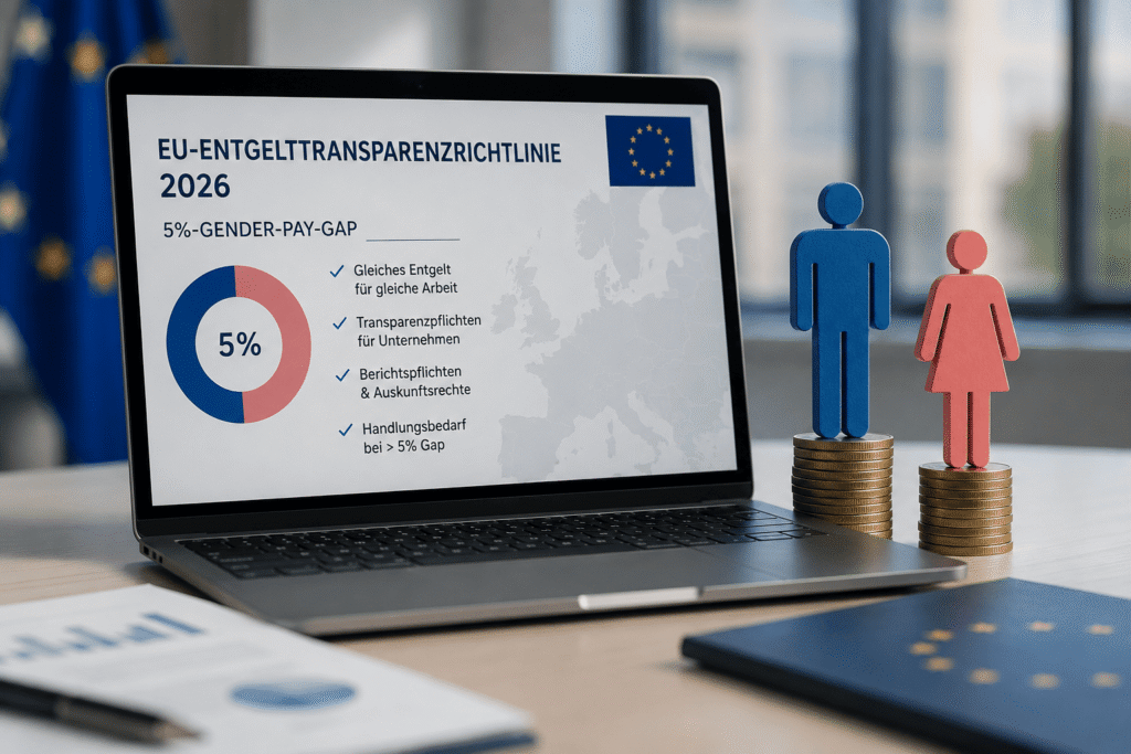 EU-Entgelttransparenzrichtlinie 2026: Was Unternehmen jetzt beachten müssen 